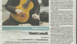 PERIODICO_LEVANTE_TONI_COTOLI_GUITARRA_VALENCIA_ENTREVISTA