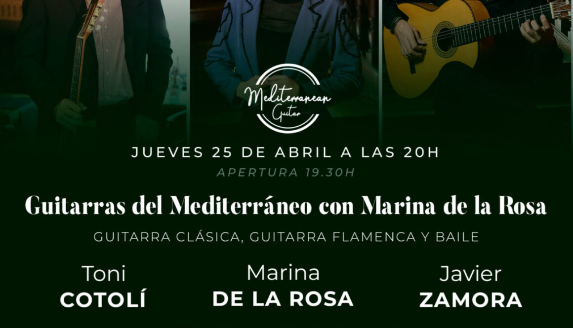 CARTEL 25 ABRIL - GUITARRAS DEL MEDITERRANEO