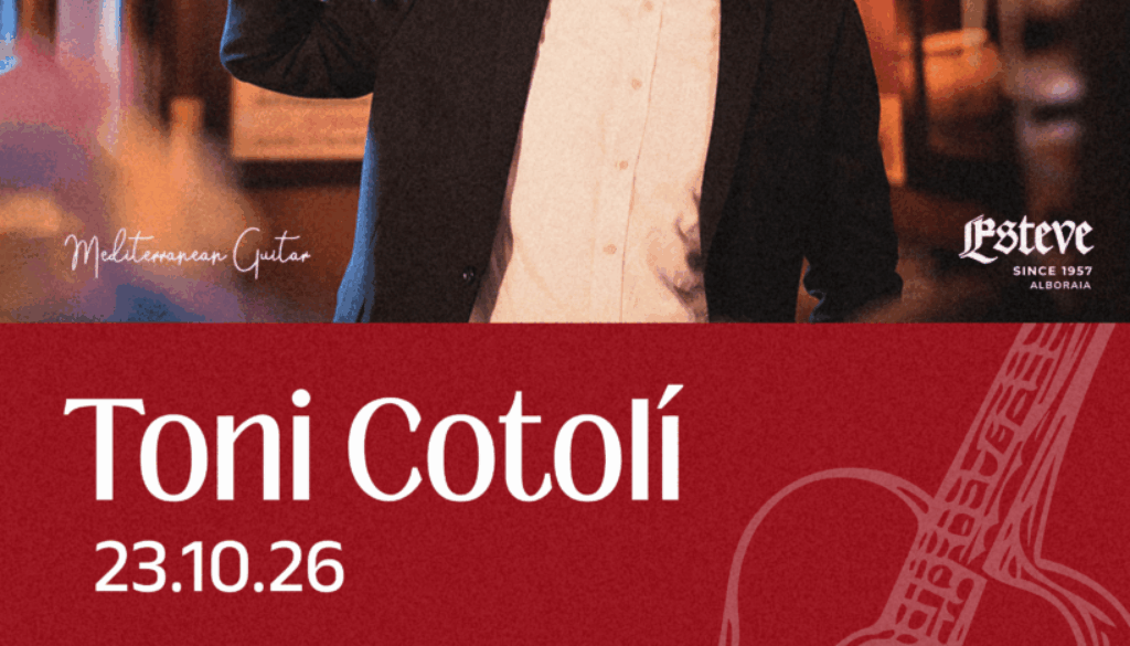 Concierto de guitarra de Toni Cotolí en Vilavella (Castellón)